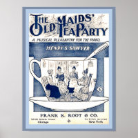Capa de Partitura Antiga A Festa de Chá das Soltei