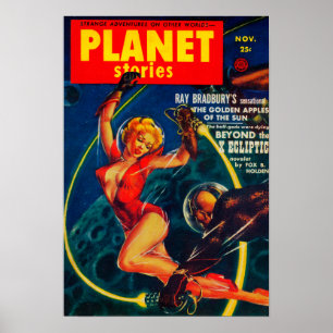 Poster Capa de revista 2 das histórias do planeta