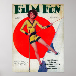 Pôster Capa de revista 3 do divertimento do filme