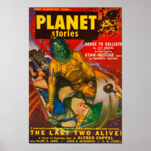 Pôster Capa de revista 6 das histórias do planeta