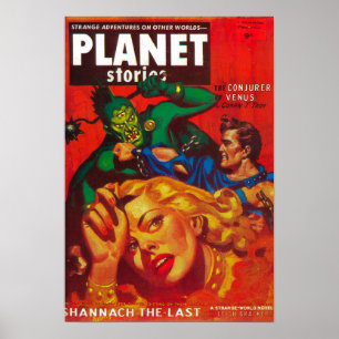 Poster Capa de revista 7 das histórias do planeta