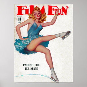 Pôster Capa de revista 7 do divertimento do filme