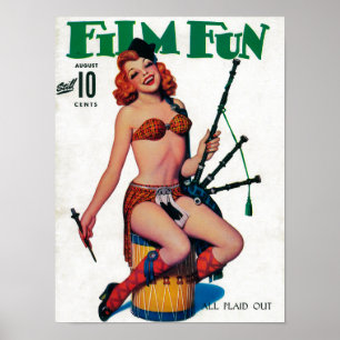 Pôster Capa de revista 8 do divertimento do filme