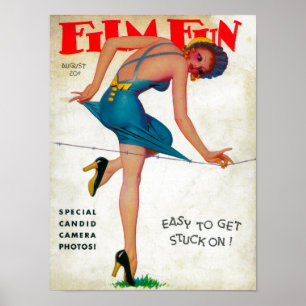 Pôster Capa de revista 9 do divertimento do filme