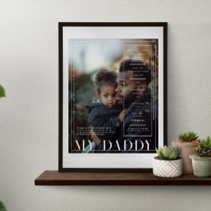 Poster Capa de Revista Minimalista Moderna Meu Papai