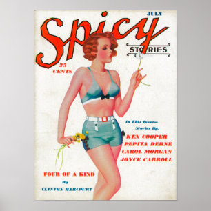 Poster Capa de revista picante