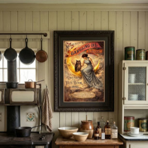 Poster Capa do Almanaque Retro Era Vitoriana Art Nouveau