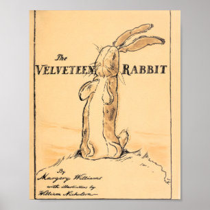 Poster Capa do Livro - O Coelho de Veludo