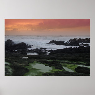 Pôster Capa do mar ao pôr do sol