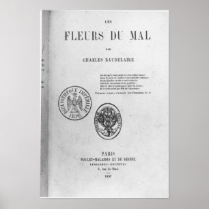 Pôster Capa, primeira edição 'de Les Fleurs du