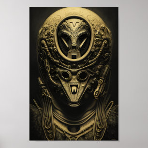 Poster Capacete avançado de Alienígena