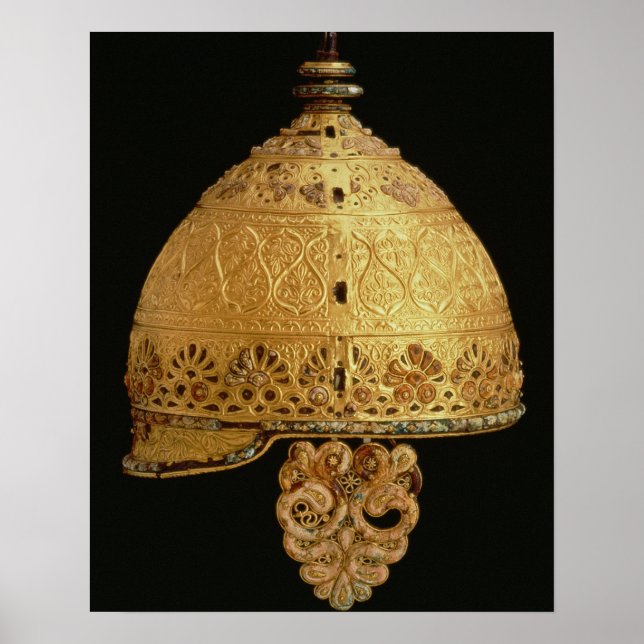 Poster Capacete celta encontrado em Agris, Charante, 4º s (Frente)