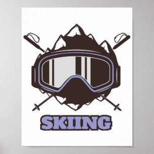Poster Capacete de Esqui legal