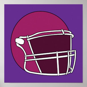 Poster Capacete de Futebol