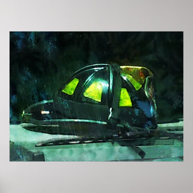 Pôster Capacete do Combatente de Fogo (Frente)