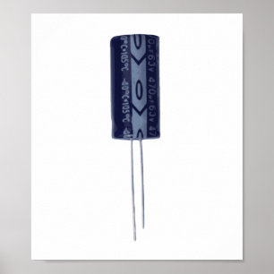 Poster Capacitor eletrolítico