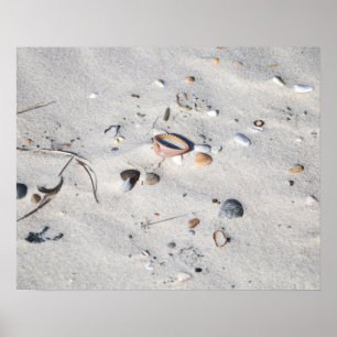 Poster Capas de aço na cor da areia 16x20