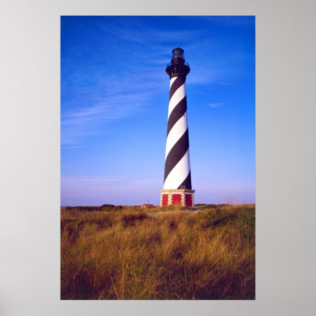 Poster Cape Hatteras Lighthouse, Carolina do Norte (Frente)