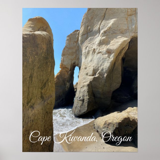 Poster Cape Kiwanda Oregon (Frente)