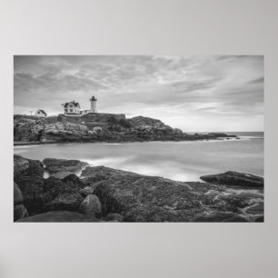 Poster Cape Neddick Nubble Lighthouse, York, EUA
