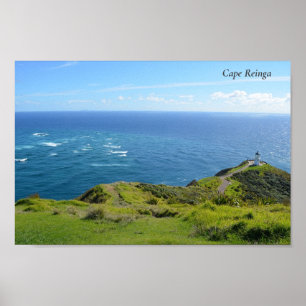 Poster Cape Reinga / Te Rerenga Wairua, Nova Zelândia