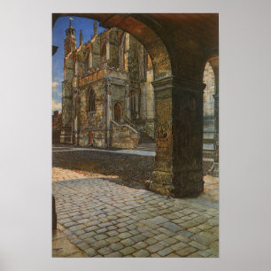 Poster Capela da faculdade de Eton por Anna Alma Tadema