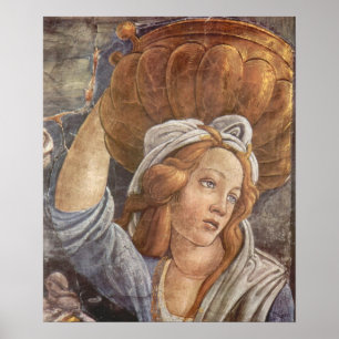 Pôster Capela de Botticelli-Sistine - a juventude de