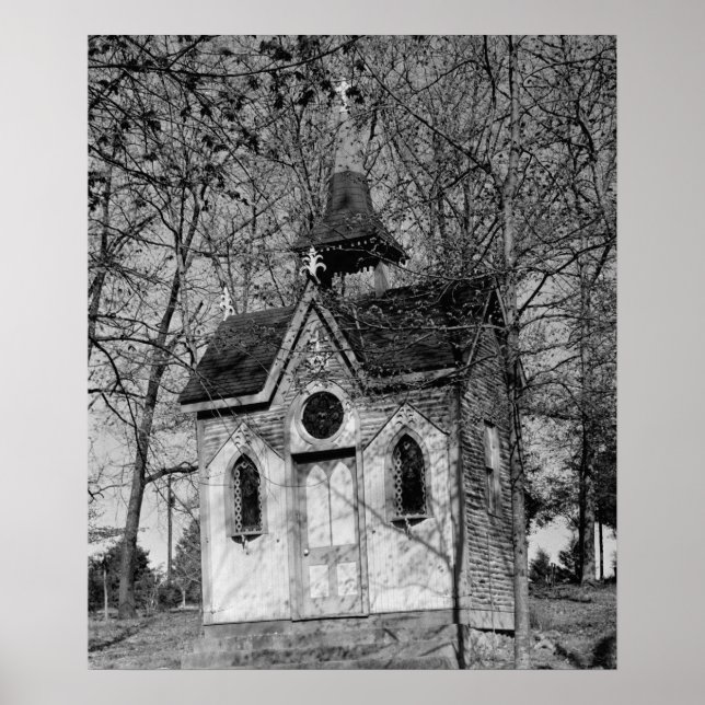 Poster Capela de Log Antiga (Frente)