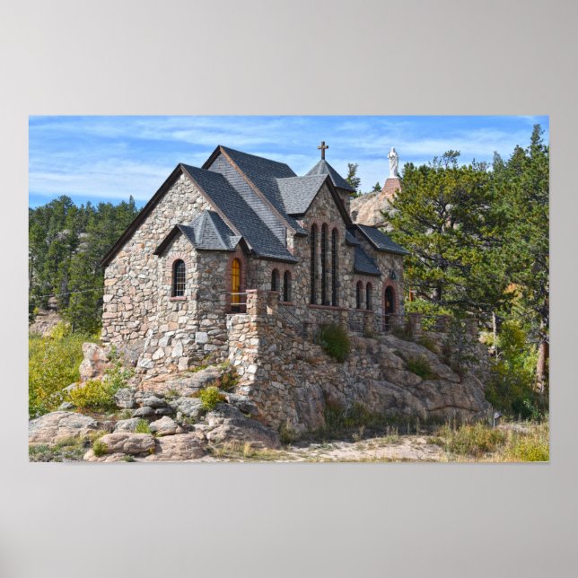 Poster Capela na Rocha, Allenspark, Colorado (Frente)
