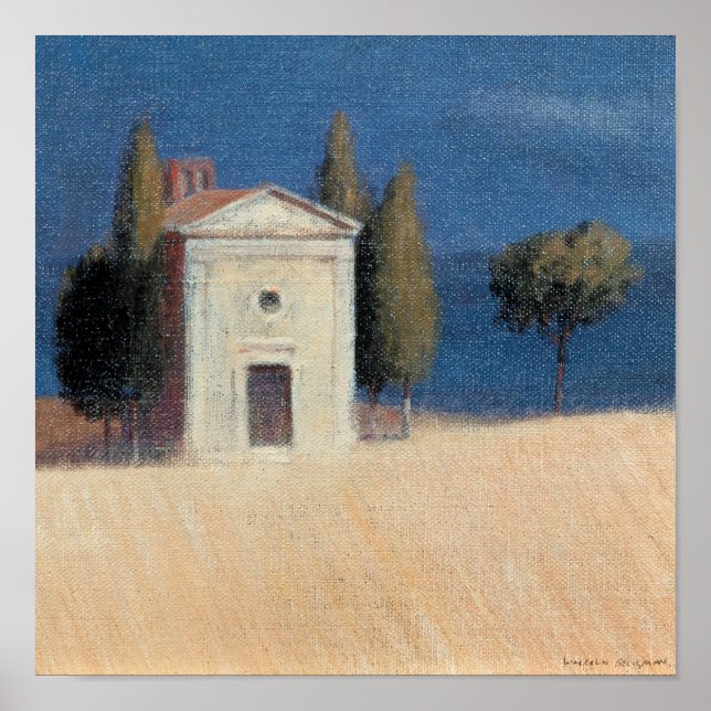 Pôster Capela perto de Pienza II 2012 (Frente)