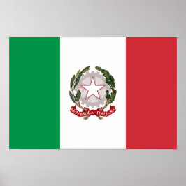 Poster capinha de telefone com bandeira da Itália
