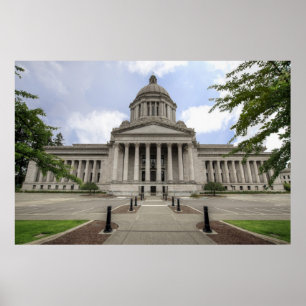 Pôster Capital de estado na Olympia Washington