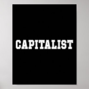 Poster Capitalista Republicano Feliz Pró-capitalismo Repu