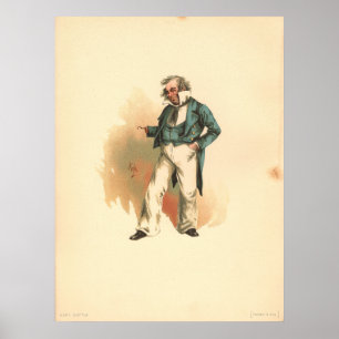 Poster Capitão Cuttle de Dombey e Son