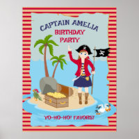 Capitão da Festa de Aniversário do Navio Pirata