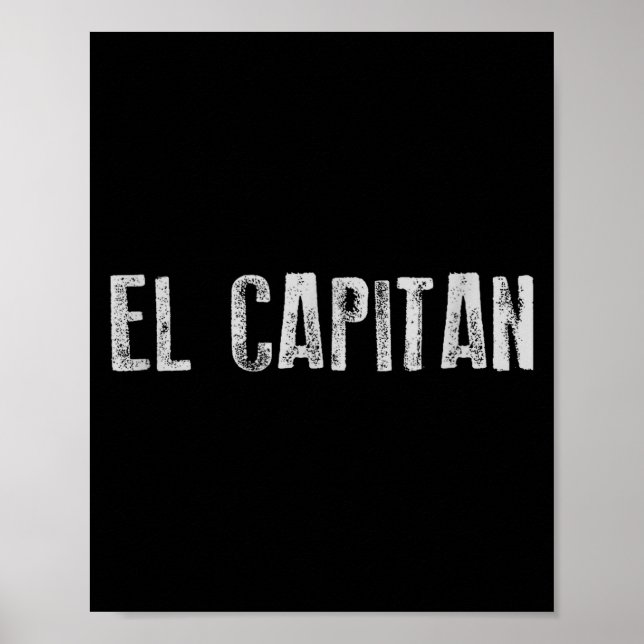 Poster Capitão de Barco El Catan (Frente)