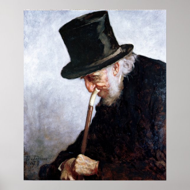 Poster Capitão do Mar Aposentado de Massachusetts, 1879 (Frente)