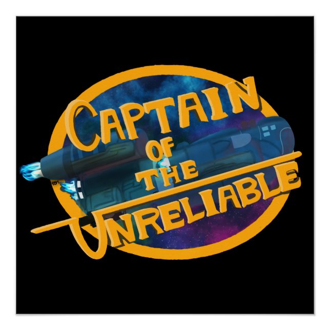 Pôster Capitão do Não-confiável (Frente)