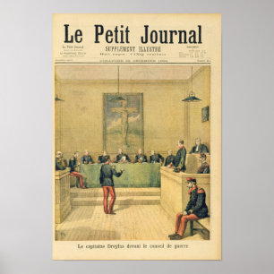 Poster Capitão Dreyfus antes do conselho de guerra