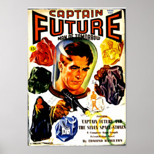 Pôster Capitão Futuro e os sete Spacestones