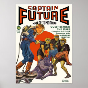 Pôster Capitão Futuro -- Procura além das estrelas
