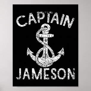 Poster Capitão Jameson Yacht Anchor Barco