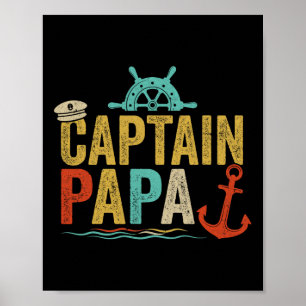Poster Capitão Papai Lago de Pontão Marinheiro Pescaria B