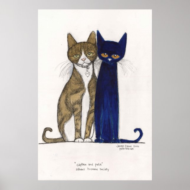 Poster Capitão & Pete na Canvas (Frente)