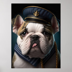 Poster Capitão Piloto Bulldog