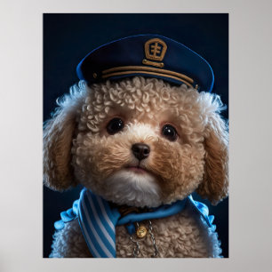 Poster Capitão Piloto Poodle