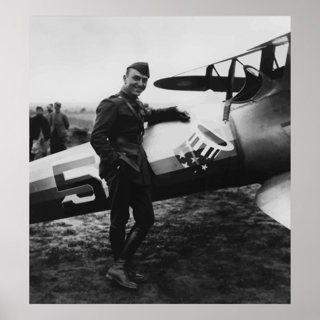 Pôster Capitão Rickenbacker (Frente)