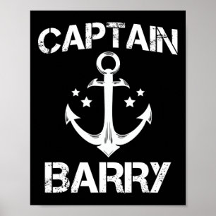 Poster Capitão Rry Funny Aniversário Personalizado Apelid