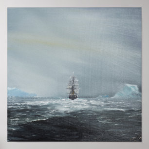 Poster Capitão Scott e grupo da descoberta