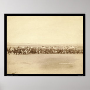 Pôster Capitão Taylor & 70 escuteiros indianos SD 1891